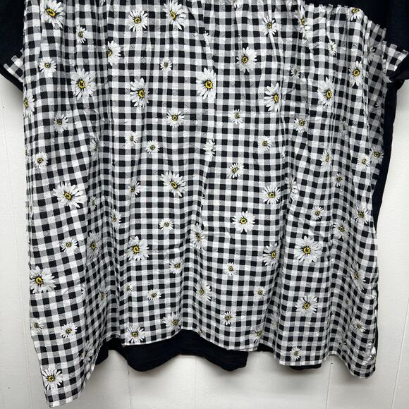 Torrid Womens Top 2X Daisy Floral Everyday Wear Workwear Comfort Relaxed Stretch - Picture 6 of 10